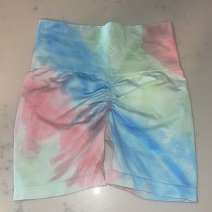 Allure the Brand Rainbow Mist Pastel Shorts